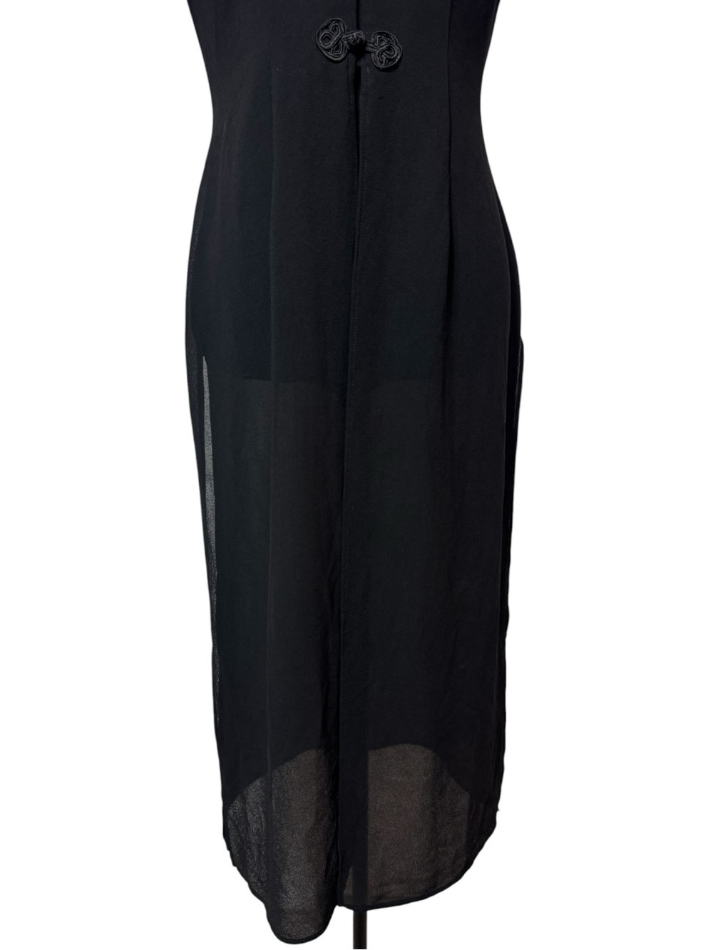 Sheri Martin Black Mandarin-Collar Tunic - Picture 12 of 16
